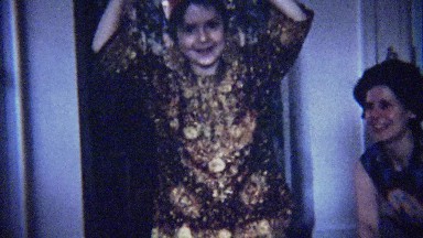 1973: Girl Dances for Mom in Balinese Ceremony Costume