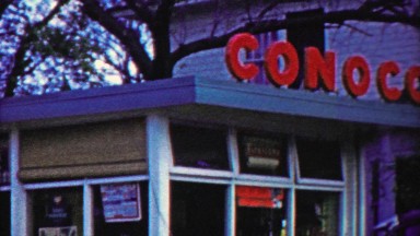 1959: Conoco Gas Service Station Sign Commercial Business Storefront