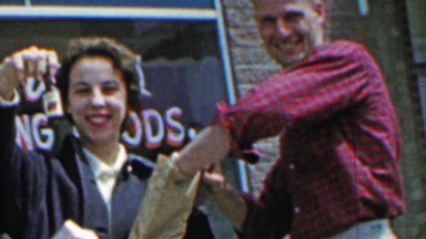 1961: Lush Adults Buy Mini Alcohol Bottles at 1960s Party in Canon City, Colorado