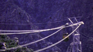 1964: Historic Mountain Cable Suspended Gondola Transport