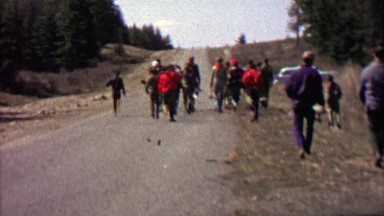 1967: Boy scout community project clean up litter on roads.