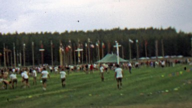 1967: American football sports play 12th World Scout Jamboree.