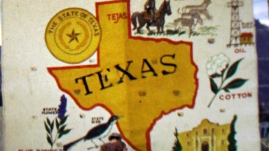 1967: Texas state sign oil cotton blue bonnett 12th World Scout Jamboree.