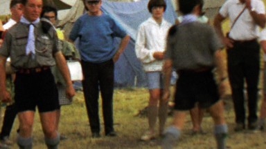 1967: Traditional style dance off 12th World Scout Jamboree.
