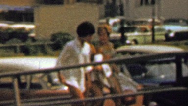 1967: Girlfriends Pass Seafood Steak Chops Sandwiches Sundaes Sign