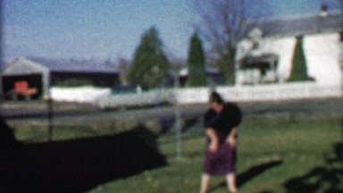 1958: Women Shows Off Hula Hoop Skills Neck Spinning Startup.