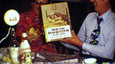1974: Beat the Energy Crisis jigsaw puzzle satire stay in bed gift.