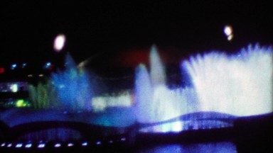 1964: Colorful Night-Time Water Fountains at the New York World's Fair