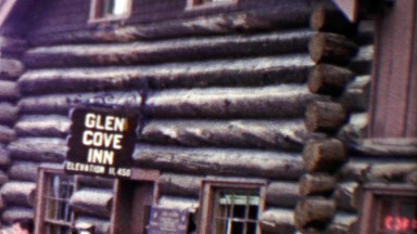 1959: Glen Cove Inn hotel wilderness log cabin high elevation 11,450.