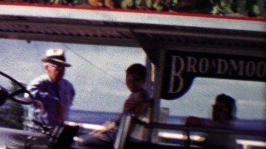 1959: Broadmoor Cheyenne Mountain Zoo people mover vehicle.