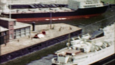 1962: Realistic Mini Model Cruise Ship Replica Lifelike Display