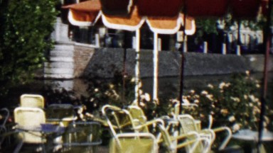 1963: Danish Luxury Restaurant Table Area Riverside Leisure