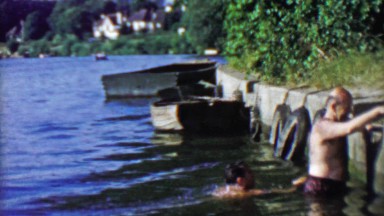 1963: Hairy Old Men Climbing Out of Thames River After a Smelly Swim
