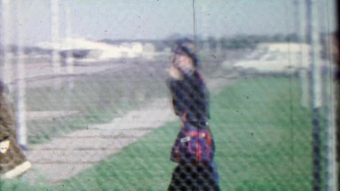 1968: Teenage Girl's First Airplane Flight Boarding Ozark Airlines
