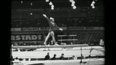 1966: Larisa Petrik Soviet Union balance beam 16th Artistic Gymnastics World