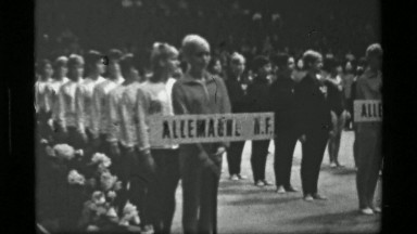 1967: Nationality Team Athlete Welcoming 3rd Women's Modern Rhythmic Gymnastics