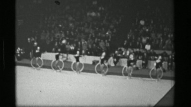 1967: Czechoslovakia team hula hoop (part 1 of 2) competition 3rd Women's Modern
