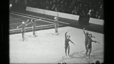 1967: Soviet Union team hula hoop (part 2 of 2) competition 3rd Women's Modern