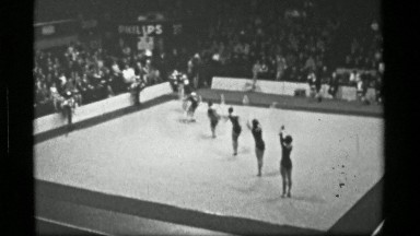 1967: Bulgaria team hula hoop (part 2 of 2) competition 3rd Women's Modern