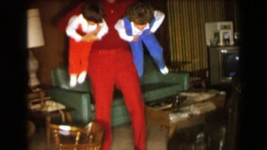 1957: Grandpa's Wild Spinning Dizzy Hurricane Child Care Playtime in Davenport, Iowa