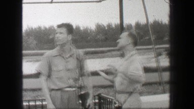 1938: Hialeah Park horse racetrack son decides perfect time to punch dad in the