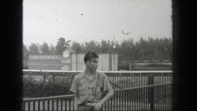1938: Hialeah Park horse racetrack young student inspecting impressive sports
