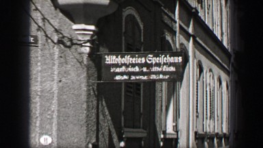 1937: Hitoholfreies Gpeifehaus Building Sign Traditional Street View, BERLIN