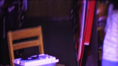 1965: Young Teens Dancing in Basement to Twist Rock and Roll on Tiny Record Player