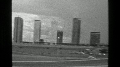 1977: Skyscraper buildings in planned federal government capital city.