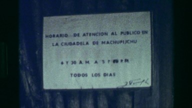 1977: Hikers Bound for Machu Picchu Incan Ruins on Steep Foot Trail