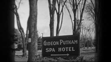 1938: Gideon Putnam Spa Hotel fantasy treatment wealthy health escape. SARATOGA