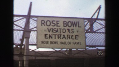 1939: Rose Bowl Visitors Entrance Hall of Fame Empty Stadium Pasadena