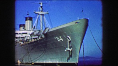 1944: USS General William Mitchell (Ap-114) Troopship United States Navy.