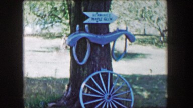 1957: Herring's Maple Glen sign estate entrance farmstead house property.