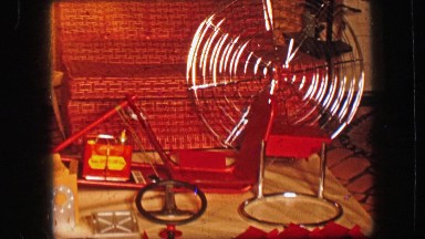 1961: Vintage Equipment on the Table in Buffalo