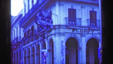 1953: Sloppy Joe Farmacia Downtown Capitol Building View Early Blue Light