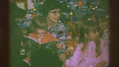 1961: christmas at a caucasian families house! IOWA