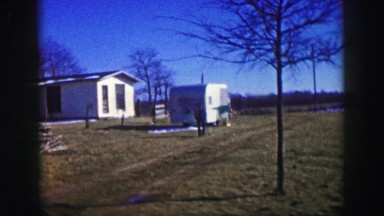 1961: a view of our home and surrounding landscape IOWA