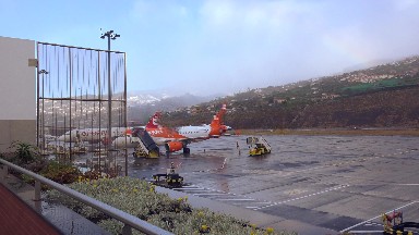 2016: Watching a Plane Take Off from the Airport Runway in Madeira, Portugal