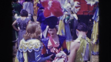1948: circus scene CHICAGO, ILLINOIS
