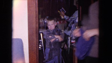 1964: Cat Held Hostage by Young Boy in Evanston, Illinois