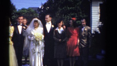 1943: couples on row BRIDGEPORT, CONNECTICUT