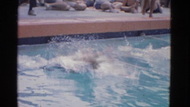 1953: Women's Swimming Competition in Cottonwood, Arizona