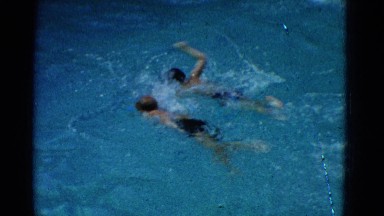 1953: Summer Fun - Pool Race Cottonwood, Arizona