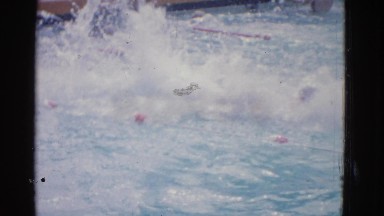 1953: backstroke competition COTTONWOOD, ARIZONA