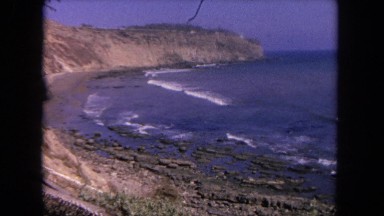 1962: the nature with beautiful beach and the mountains SAN PEDRO, CALIFORNIA