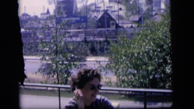 1964: mother and her children enjoy a sunny day out and about CAMDEN, NEW JERSEY