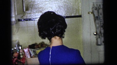 1964: a woman is seen inside CAMDEN, NEW JERSEY
