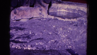1967: a molten metal is seen poured PITTSBURGH, PENNSYLVANIA