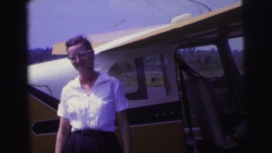 1979: Female Pilot Interview in Cockpit